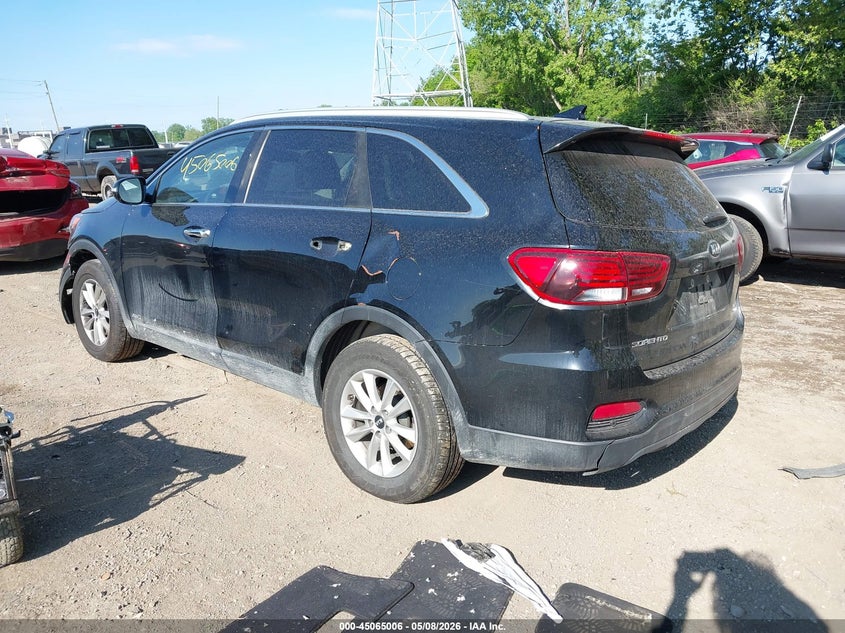 2019 Kia Sorento VIN 5XYPGDA37KG592293 IAAI salvage auction — FRONT END, Salvage (Indiana), sold $1,575 on 2026-07-15 (photo 3)