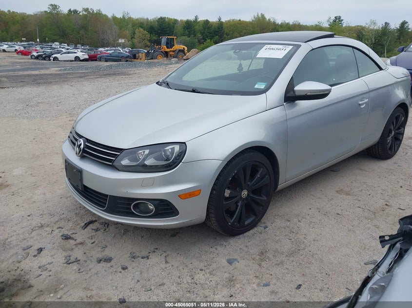 2013 Volkswagen Eos VIN WVWFW8AH4DV008669 IAAI salvage auction — ELECTRICAL, Clear (Massachusetts), sold $850 on 2026-07-07 (photo 2)