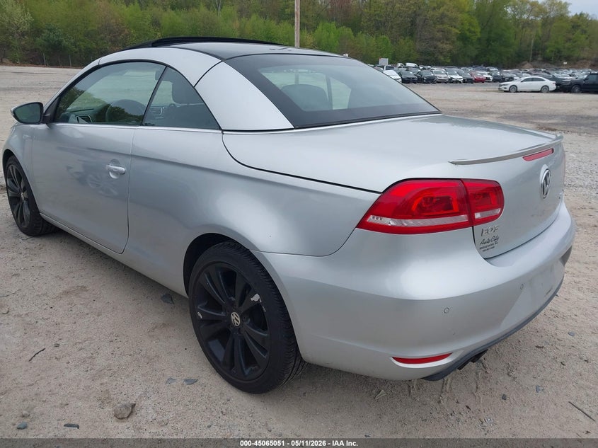 2013 Volkswagen Eos VIN WVWFW8AH4DV008669 IAAI salvage auction — ELECTRICAL, Clear (Massachusetts), sold $850 on 2026-07-07 (photo 3)