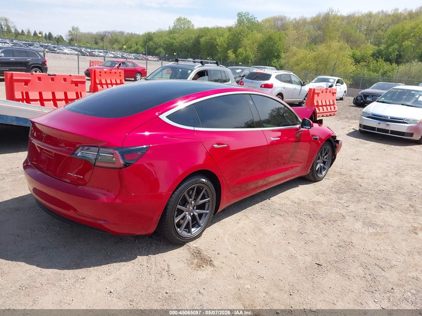 2018 Tesla Model 3 VIN 5YJ3E1EB9JF099581 IAAI salvage auction — FRONT END, Salvage (Illinois), sold $2,150 on 2026-07-09 (photo 4)