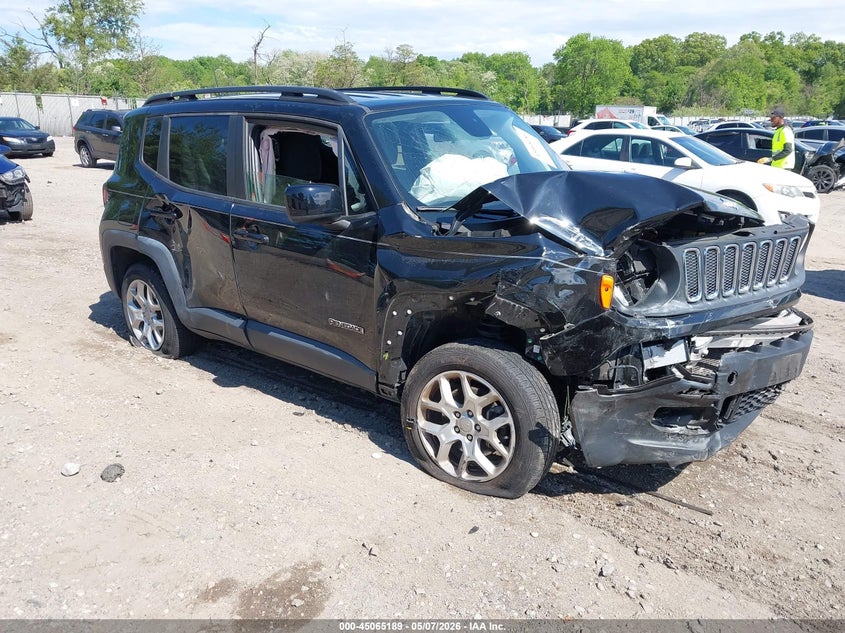 2018 Jeep Renegade VIN ZACCJBBB2JPH82947 IAAI salvage auction — FRONT END, Salvage (New Jersey), sold $225 on 2026-07-28 (photo 1)