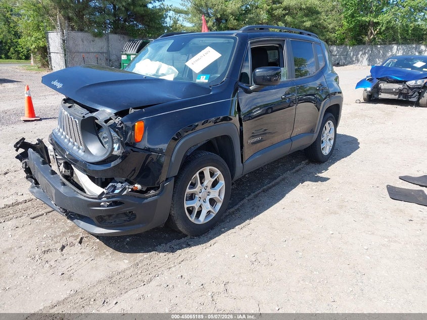 2018 Jeep Renegade VIN ZACCJBBB2JPH82947 IAAI salvage auction — FRONT END, Salvage (New Jersey), sold $225 on 2026-07-28 (photo 2)