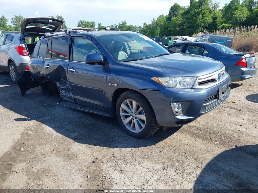 2012 Toyota Highlander VIN JTEDC3EH9C2004948 IAAI salvage auction — SIDE, Salvage - Greater Than 75% (Maryland), sold $4,150 on 2026-07-30 (photo 1)