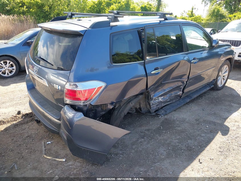 2012 Toyota Highlander VIN JTEDC3EH9C2004948 IAAI salvage auction — SIDE, Salvage - Greater Than 75% (Maryland), sold $4,150 on 2026-07-30 (photo 6)