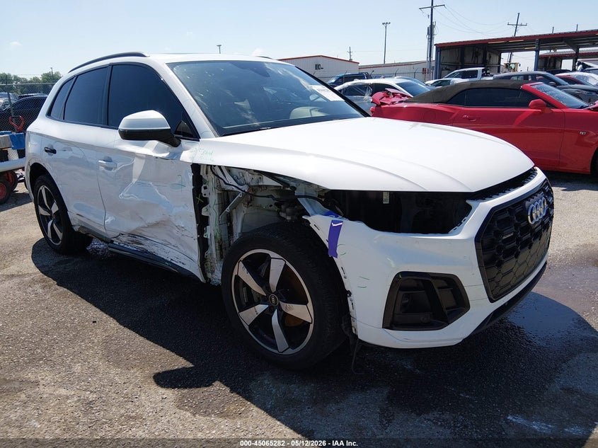 2022 Audi Q5 VIN WA1EAAFY2N2118904 IAAI salvage auction — RIGHT SIDE, Salvage (Louisiana), sold $10,700 on 2026-07-07 (photo 1)
