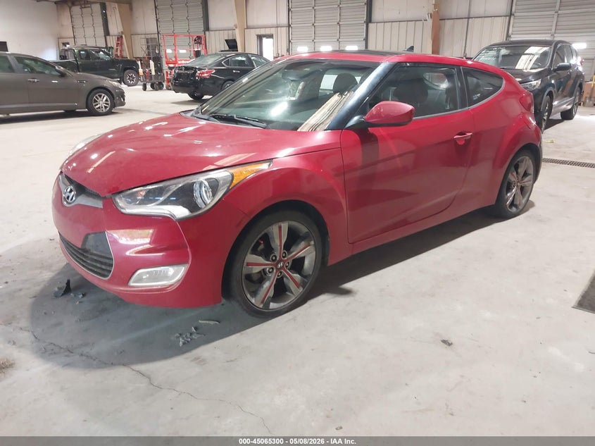2016 Hyundai Veloster VIN KMHTC6ADXGU295020 IAAI salvage auction — RIGHT SIDE, Salvage (North Carolina), sold $1,600 on 2026-08-20 (photo 2)