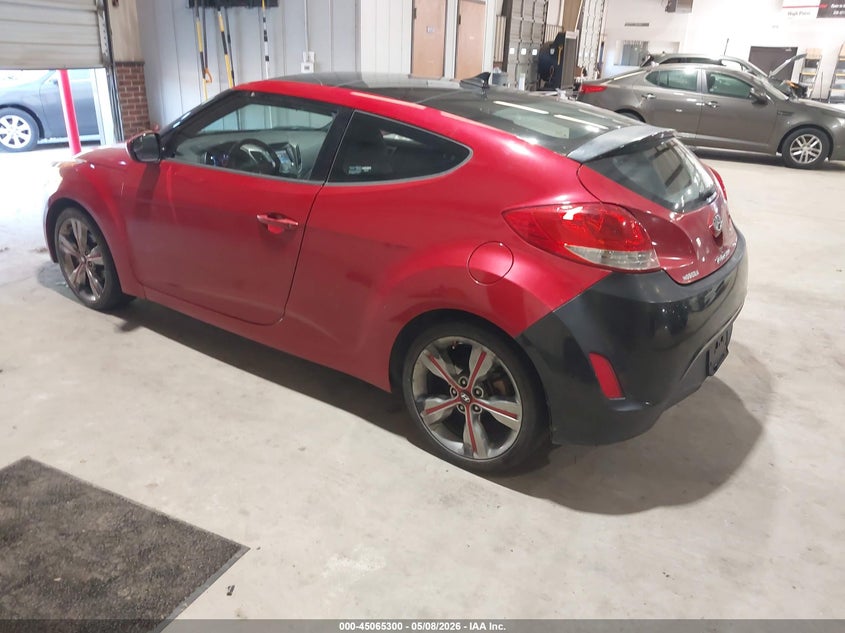2016 Hyundai Veloster VIN KMHTC6ADXGU295020 IAAI salvage auction — RIGHT SIDE, Salvage (North Carolina), sold $1,600 on 2026-08-20 (photo 3)