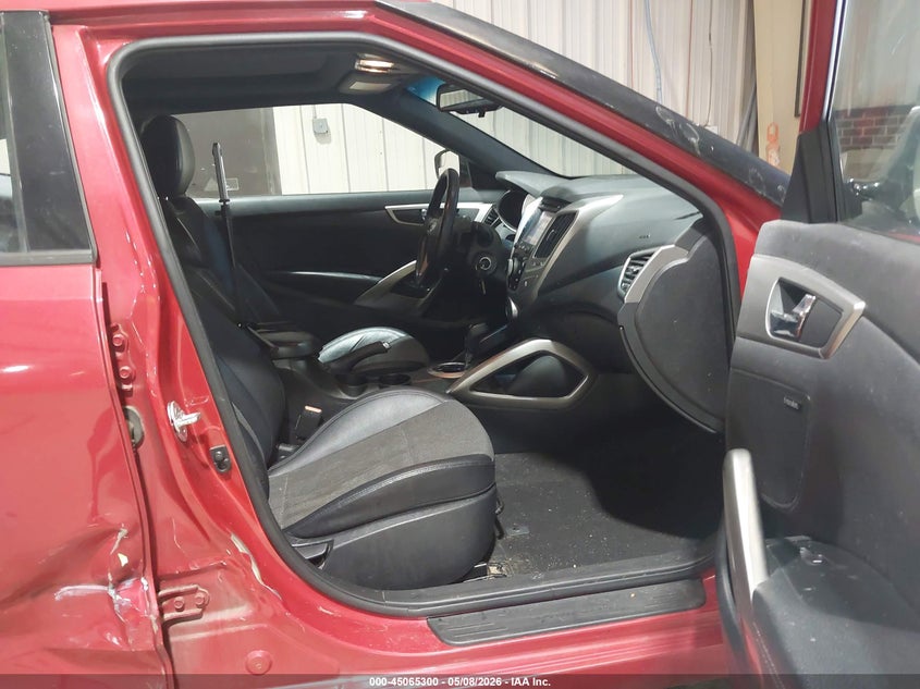 2016 Hyundai Veloster VIN KMHTC6ADXGU295020 IAAI salvage auction — RIGHT SIDE, Salvage (North Carolina), sold $1,600 on 2026-08-20 (photo 5)