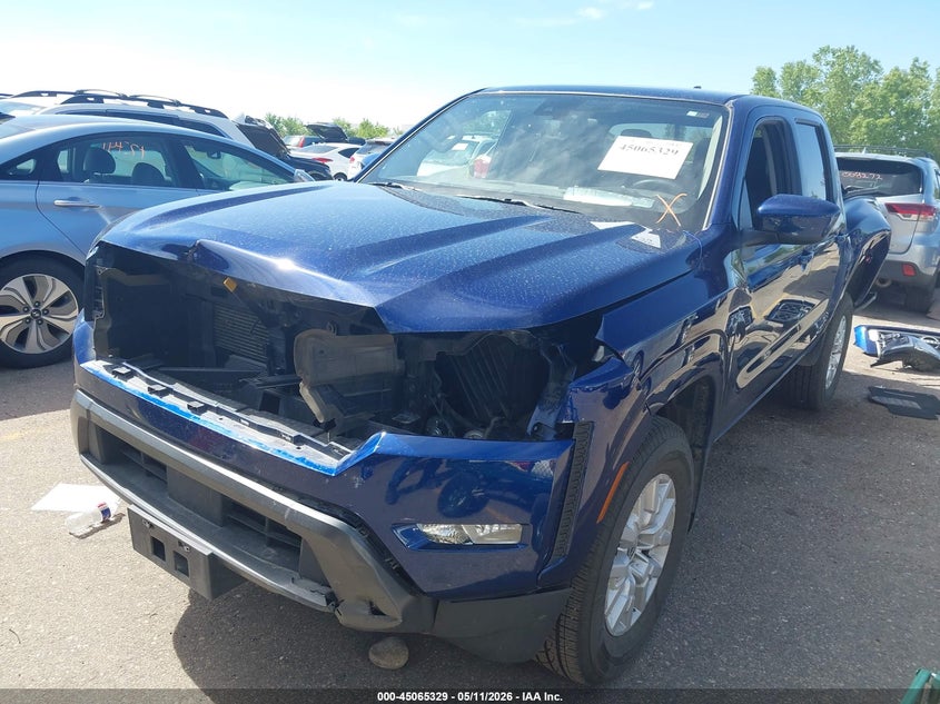 2022 Nissan Navara (frontier) VIN 1N6ED1EK6NN651327 IAAI salvage auction — FRONT & REAR, Salvage (Colorado), sold $7,900 on 2026-08-18 (photo 2)