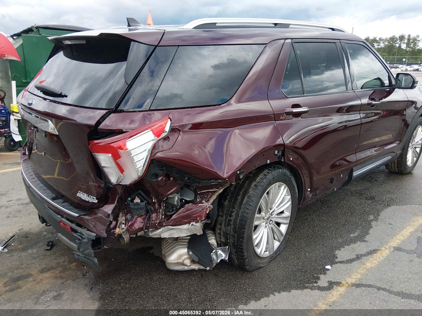 2022 Ford Explorer VIN 1FMSK7FH0NGB15281 IAAI salvage auction — RIGHT REAR, Salvage (South Carolina), sold $7,450 on 2026-07-29 (photo 6)
