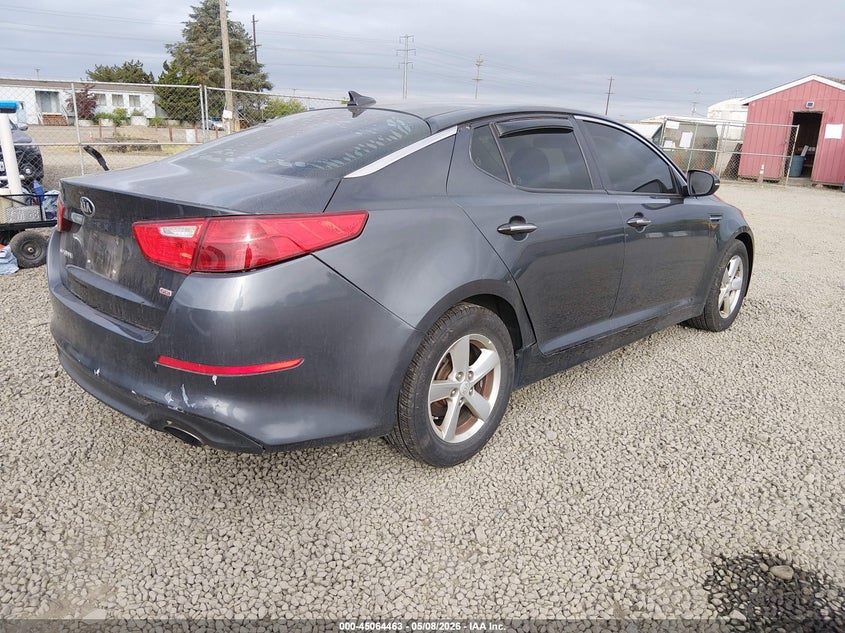 2015 Kia Optima VIN 5XXGM4A76FG506798 IAAI salvage auction — RIGHT REAR, Salvage (Oregon), sold $425 on 2026-07-06 (photo 4)