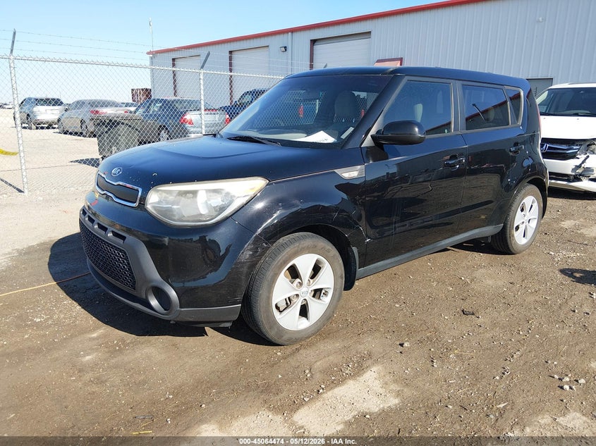 2014 Kia Soul VIN KNDJN2A25E7030028 IAAI salvage auction — LEFT FRONT, Salvage (South Carolina), sold $825 on 2026-07-10 (photo 2)