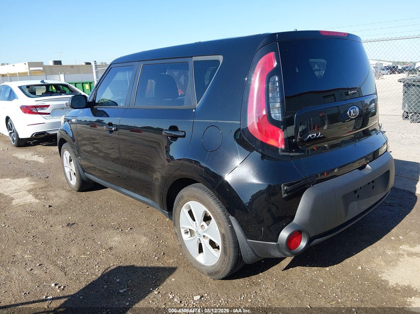 2014 Kia Soul VIN KNDJN2A25E7030028 IAAI salvage auction — LEFT FRONT, Salvage (South Carolina), sold $825 on 2026-07-10 (photo 3)
