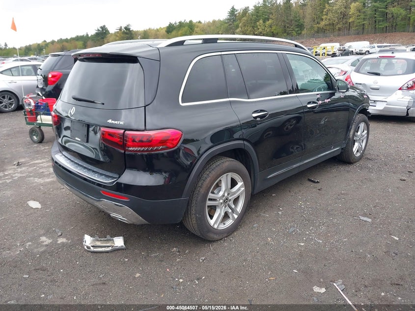 2020 Mercedes-benz Glb VIN WDC4M4HB7LW003105 IAAI salvage auction — FRONT END, Salvage (Massachusetts), sold $4,650 on 2026-07-10 (photo 4)
