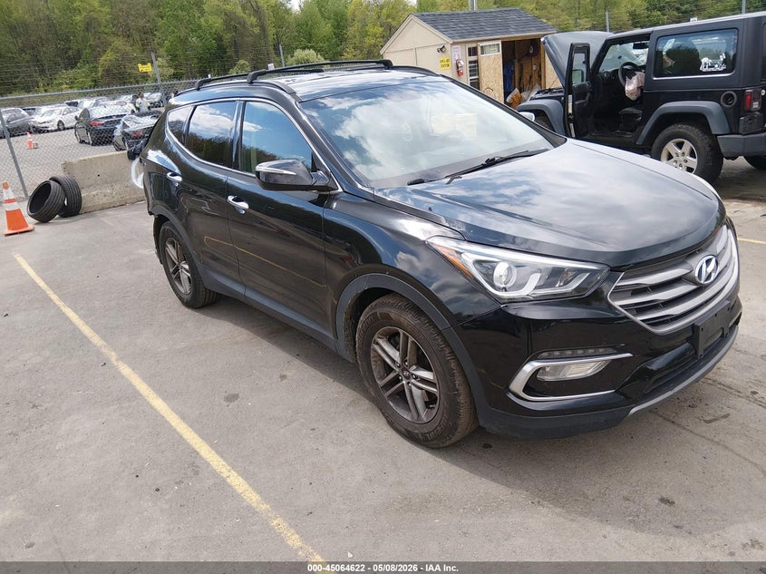 2017 Hyundai Santa fe VIN 5XYZUDLB1HG408979 IAAI salvage auction — REAR END, Salvage (Connecticut), sold $2,100 on 2026-07-09 (photo 1)