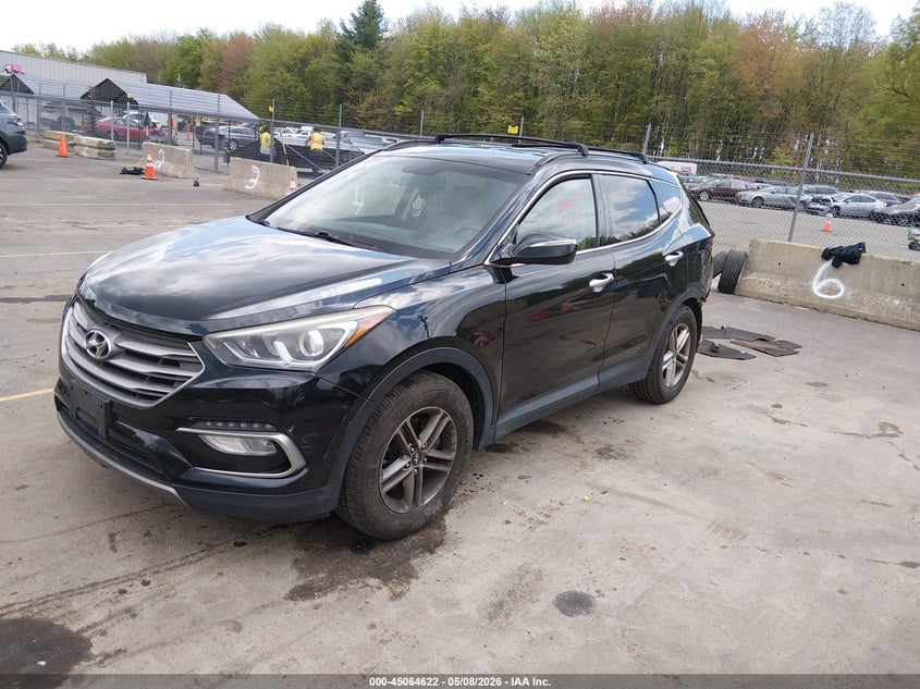 2017 Hyundai Santa fe VIN 5XYZUDLB1HG408979 IAAI salvage auction — REAR END, Salvage (Connecticut), sold $2,100 on 2026-07-09 (photo 2)