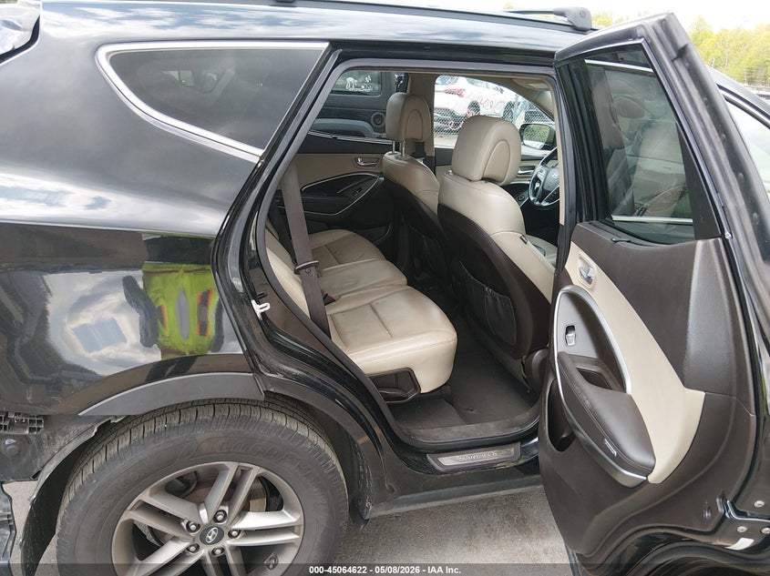 2017 Hyundai Santa fe VIN 5XYZUDLB1HG408979 IAAI salvage auction — REAR END, Salvage (Connecticut), sold $2,100 on 2026-07-09 (photo 8)