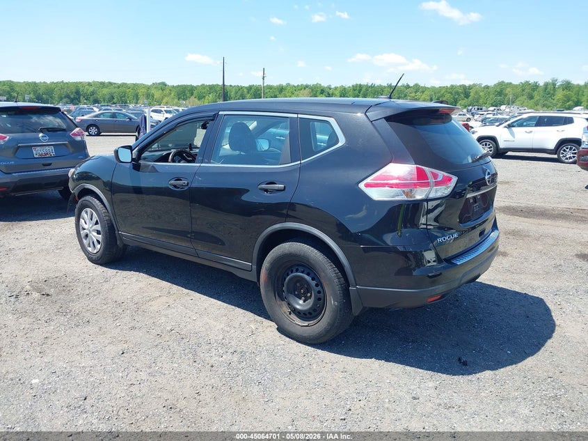 2016 Nissan Rogue VIN KNMAT2MV1GP626137 IAAI salvage auction — FRONT END, Salvage - Greater Than 75% (Maryland), sold $500 on 2026-07-13 (photo 3)