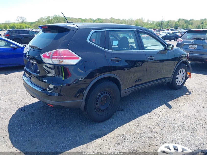 2016 Nissan Rogue VIN KNMAT2MV1GP626137 IAAI salvage auction — FRONT END, Salvage - Greater Than 75% (Maryland), sold $500 on 2026-07-13 (photo 4)