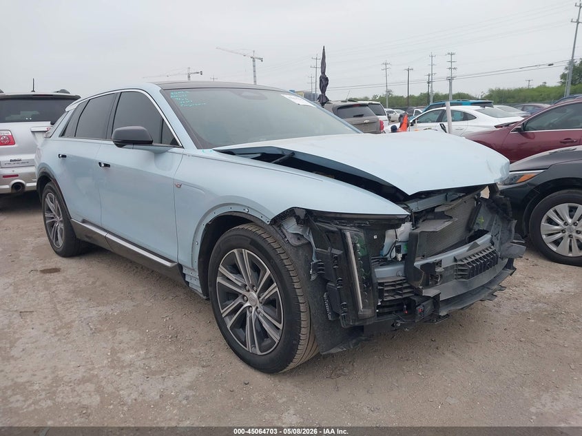2024 Cadillac Lyriq VIN 1GYKPRRK6RZ118537 IAAI salvage auction — FRONT END, Original (Texas), sold $9,900 on 2026-07-23 (photo 1)