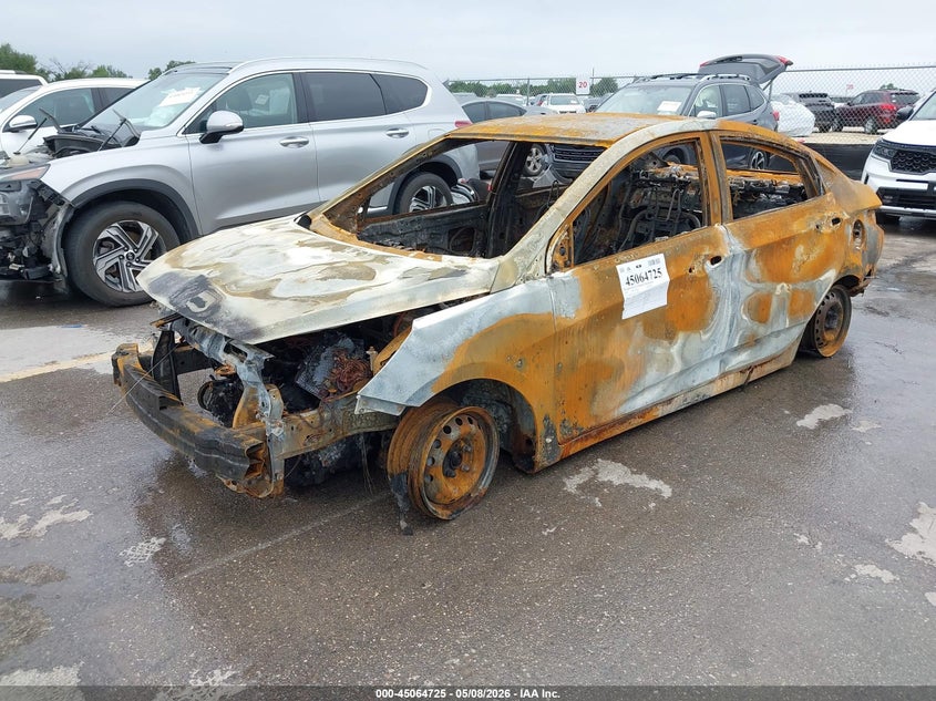 2016 Hyundai Accent VIN KMHCT4AE9GU072240 IAAI salvage auction — TOTAL BURN, Non-Repairable (Texas), sold $100 on 2026-07-09 (photo 2)