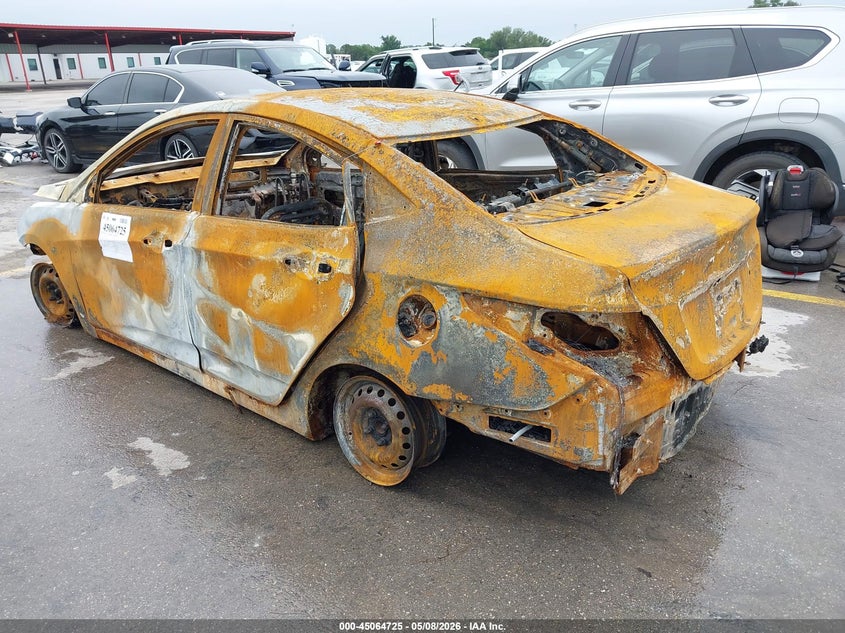 2016 Hyundai Accent VIN KMHCT4AE9GU072240 IAAI salvage auction — TOTAL BURN, Non-Repairable (Texas), sold $100 on 2026-07-09 (photo 3)