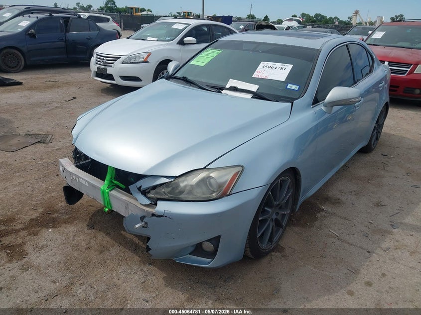 2011 Lexus Is 250 VIN JTHBF5C2XB5141390 IAAI salvage auction — FRONT END, Original (Texas), sold $2,000 on 2026-07-21 (photo 2)