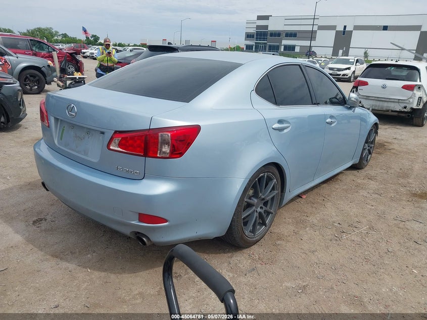 2011 Lexus Is 250 VIN JTHBF5C2XB5141390 IAAI salvage auction — FRONT END, Original (Texas), sold $2,000 on 2026-07-21 (photo 4)