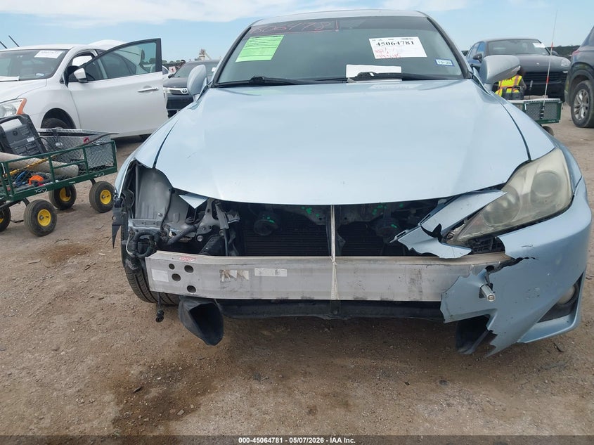2011 Lexus Is 250 VIN JTHBF5C2XB5141390 IAAI salvage auction — FRONT END, Original (Texas), sold $2,000 on 2026-07-21 (photo 6)