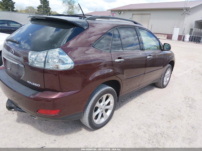2008 Lexus Rx 350 VIN JTJHK31U282037273 IAAI salvage auction — HAIL, Junk Bill Of Sale Mv2459 (Wisconsin), sold $1,050 on 2026-07-22 (photo 4)