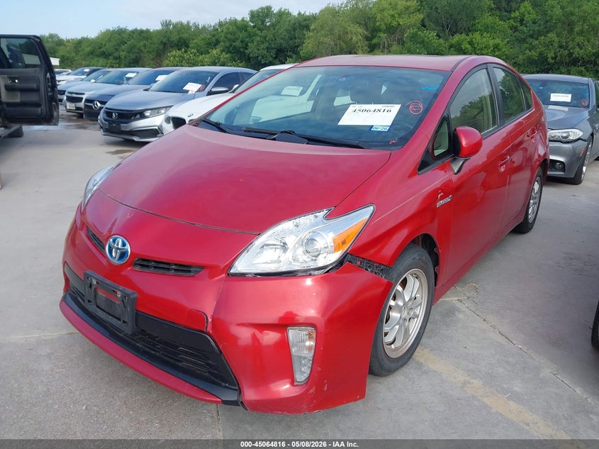2013 Toyota Prius VIN JTDKN3DU7D5573026 IAAI salvage auction — NORMAL WEAR, Original (Texas), sold $1,650 on 2026-07-06 (photo 2)