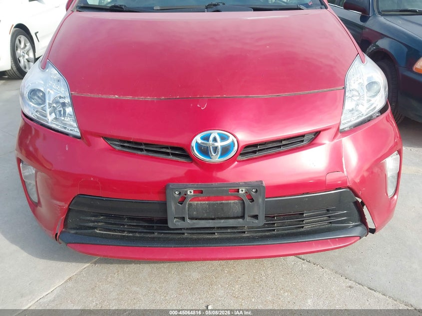 2013 Toyota Prius VIN JTDKN3DU7D5573026 IAAI salvage auction — NORMAL WEAR, Original (Texas), sold $1,650 on 2026-07-06 (photo 6)