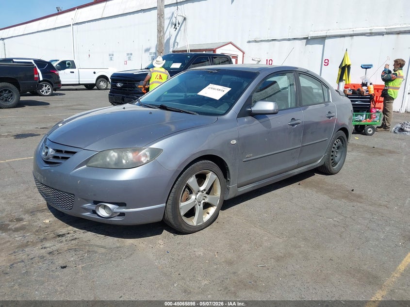 2004 Mazda 3 VIN JM1BK323041191592 IAAI salvage auction — RIGHT SIDE, Salvage (Oregon), sold $175 on 2026-07-09 (photo 2)