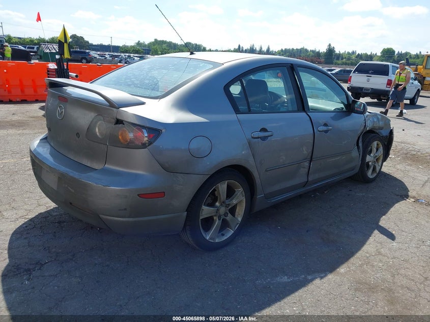 2004 Mazda 3 VIN JM1BK323041191592 IAAI salvage auction — RIGHT SIDE, Salvage (Oregon), sold $175 on 2026-07-09 (photo 4)