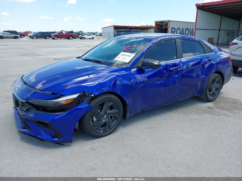 2026 Hyundai Elantra VIN KMHLS4DG3TU146620 IAAI salvage auction — LEFT SIDE, Salvage (Texas), sold $6,325 on 2026-09-17 (photo 2)