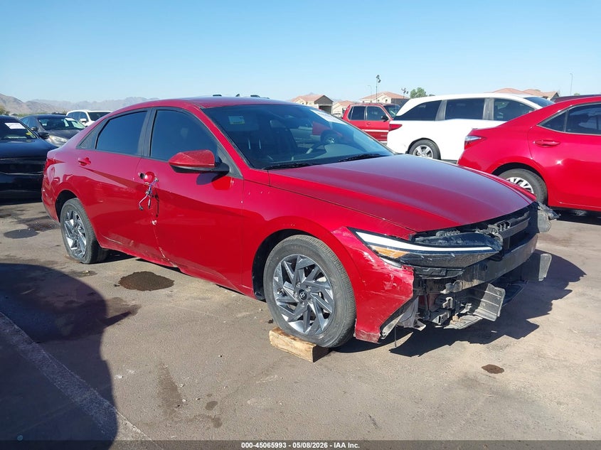 2024 Hyundai Elantra VIN KMHLM4DG6RU733154 IAAI salvage auction — RIGHT FRONT, Salvage (Arizona), sold $2,550 on 2026-07-28 (photo 6)