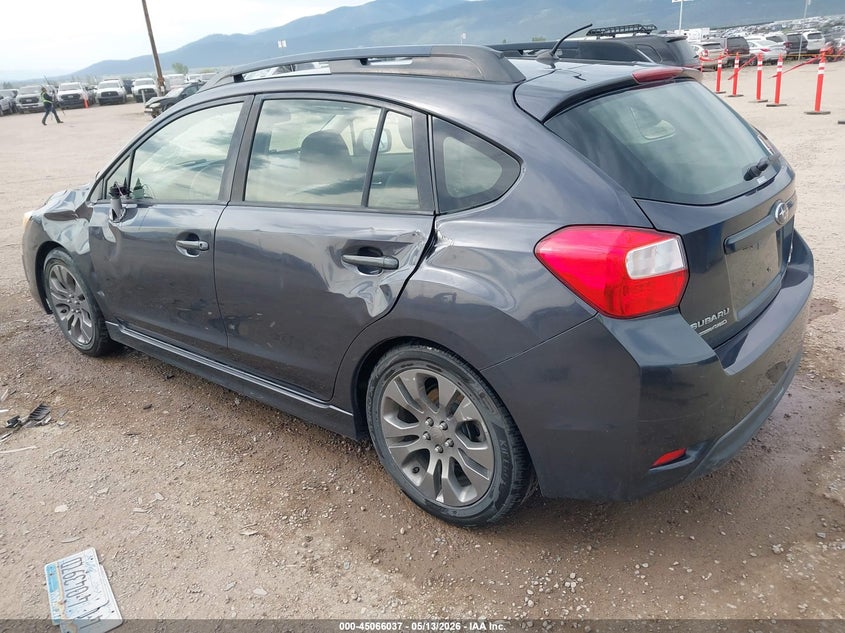 2014 Subaru Impreza VIN JF1GPAS63E8276415 IAAI salvage auction — LEFT SIDE, Salvage (Montana), sold $850 on 2026-07-15 (photo 3)