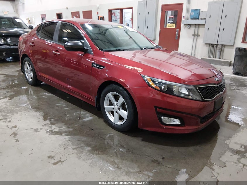 2015 Kia Optima VIN 5XXGM4A72FG362568 IAAI salvage auction — SIDE, Salvage (Idaho), sold $1,200 on 2026-07-17 (photo 1)