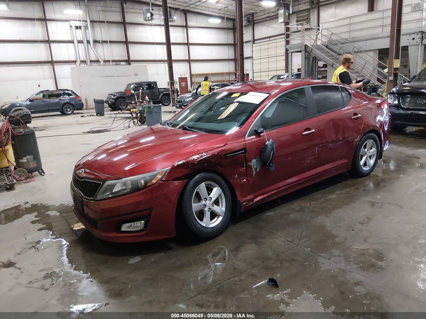 2015 Kia Optima VIN 5XXGM4A72FG362568 IAAI salvage auction — SIDE, Salvage (Idaho), sold $1,200 on 2026-07-17 (photo 2)