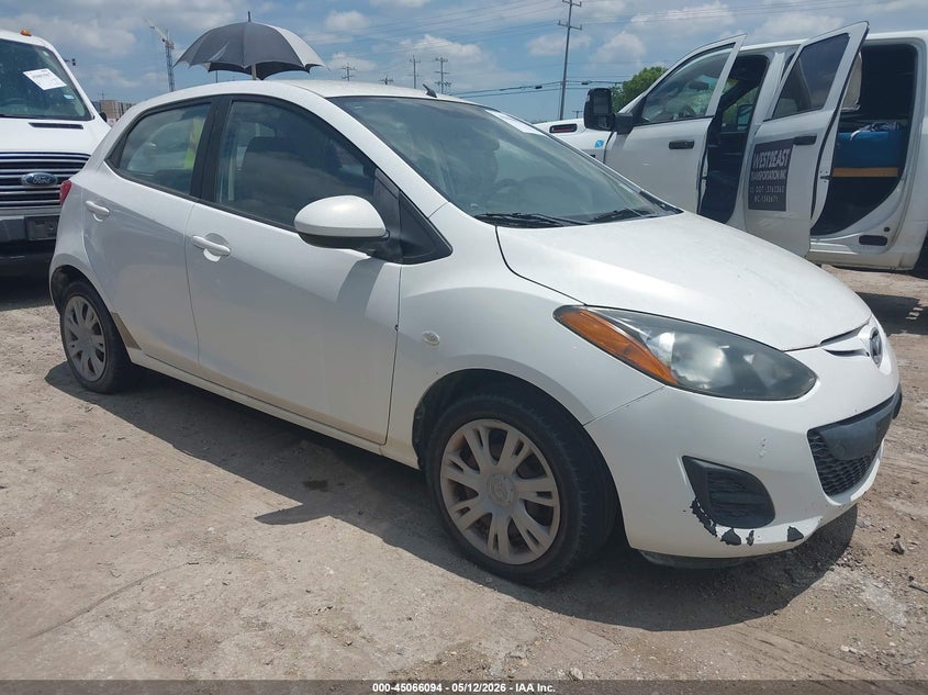 2013 Mazda 2 VIN JM1DE1KY7D0157137 IAAI salvage auction — FRONT END, Enterprise Vehicles Clear Only (Texas), sold $275 on 2026-07-20 (photo 1)