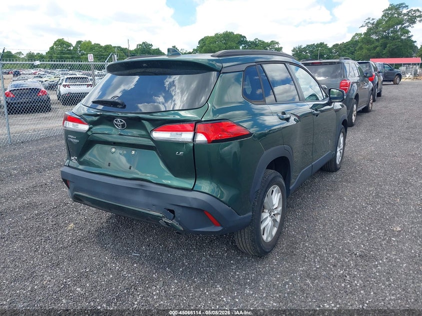 2022 Toyota Corolla cross VIN 7MUCAAAG9NV019510 IAAI salvage auction — REAR END, Clear (South Carolina), sold $15,850 on 2026-07-14 (photo 4)