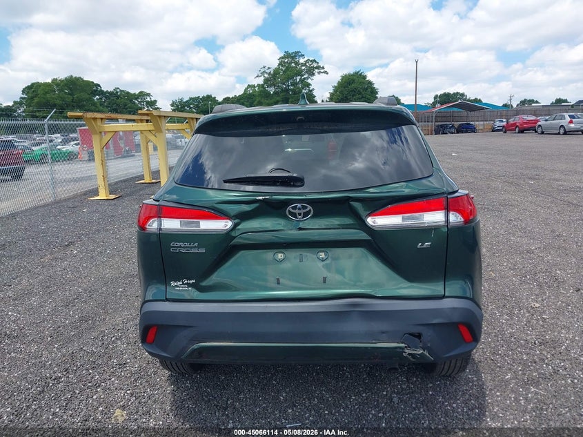 2022 Toyota Corolla cross VIN 7MUCAAAG9NV019510 IAAI salvage auction — REAR END, Clear (South Carolina), sold $15,850 on 2026-07-14 (photo 6)