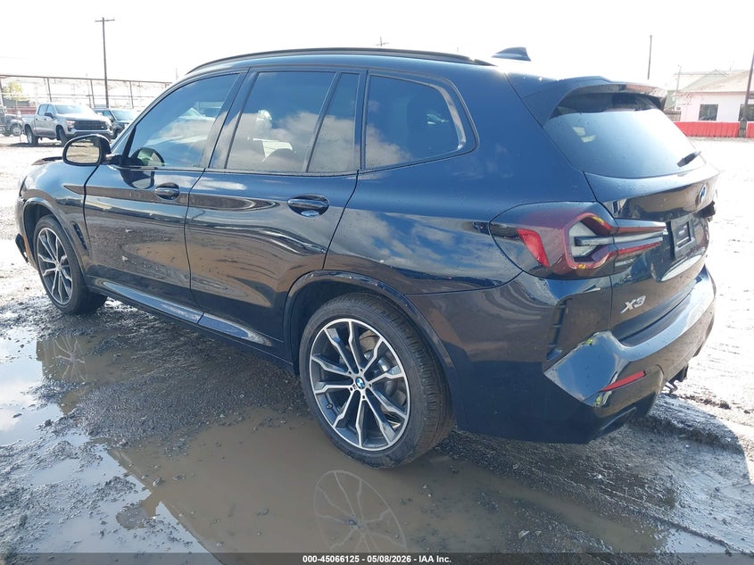 2023 BMW X3 VIN 5UX53DP08P9R99756 IAAI salvage auction — RIGHT FRONT, Salvage (Idaho), sold $14,225 on 2026-07-15 (photo 3)