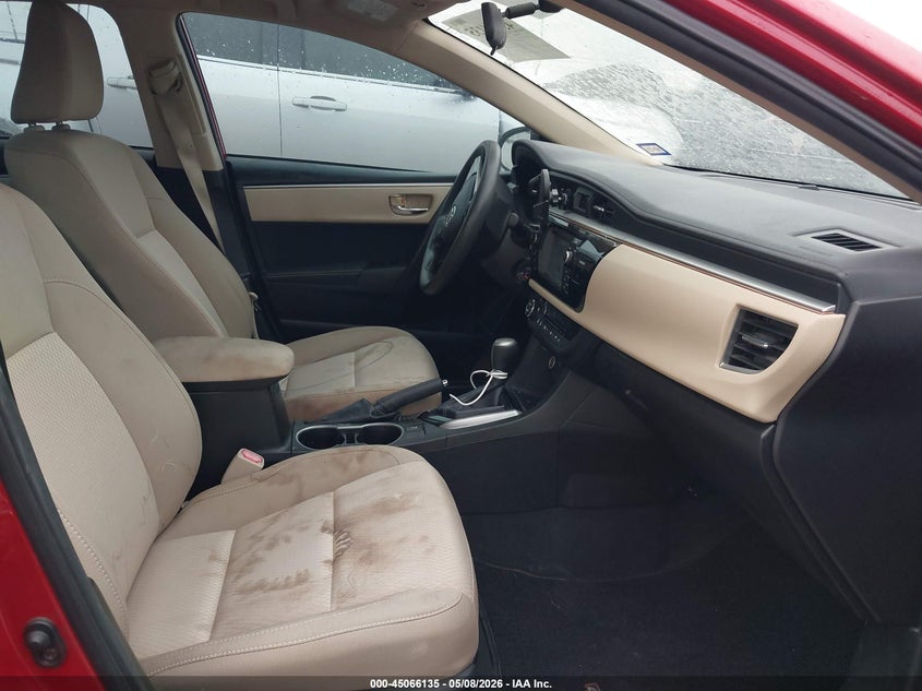 2015 Toyota Corolla VIN 5YFBURHE2FP206047 IAAI salvage auction — FRONT & REAR, Original (Texas), sold $550 on 2026-07-06 (photo 5)