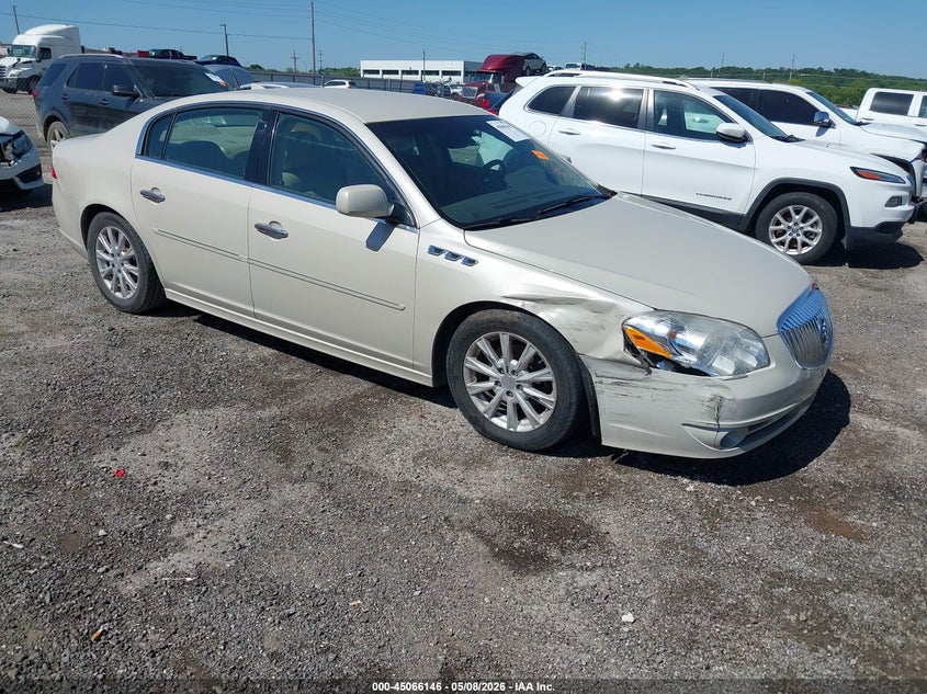2011 Buick Lucerne VIN 1G4HC5EMXBU121581 IAAI salvage auction — RIGHT FRONT, Clear (Oklahoma), sold $800 on 2026-07-09 (photo 1)