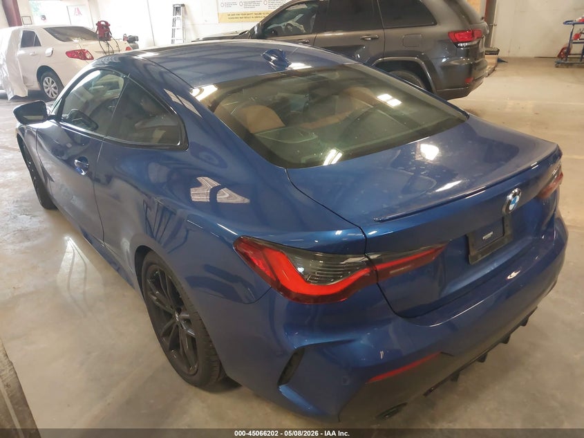 2022 BMW 4er VIN WBA53AP06NCJ39349 IAAI salvage auction — FRONT END, Original (Texas), sold $16,675 on 2026-07-08 (photo 3)