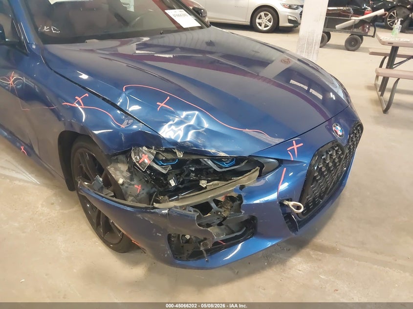 2022 BMW 4er VIN WBA53AP06NCJ39349 IAAI salvage auction — FRONT END, Original (Texas), sold $16,675 on 2026-07-08 (photo 6)