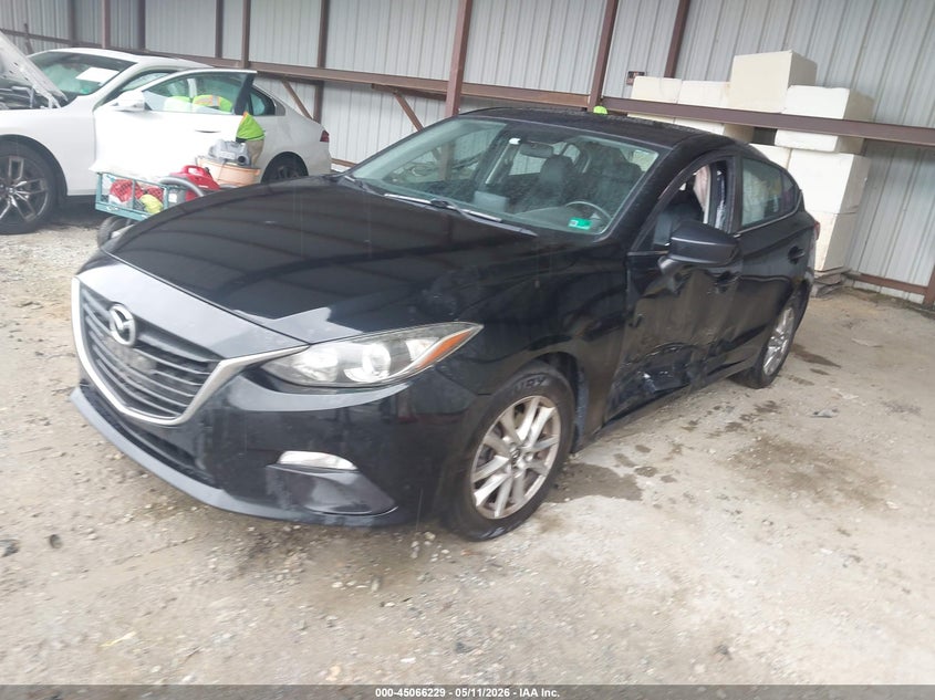 2014 Mazda 3 VIN JM1BM1W75E1154826 IAAI salvage auction — LEFT SIDE, Clear (Virginia), sold $300 on 2026-07-10 (photo 2)