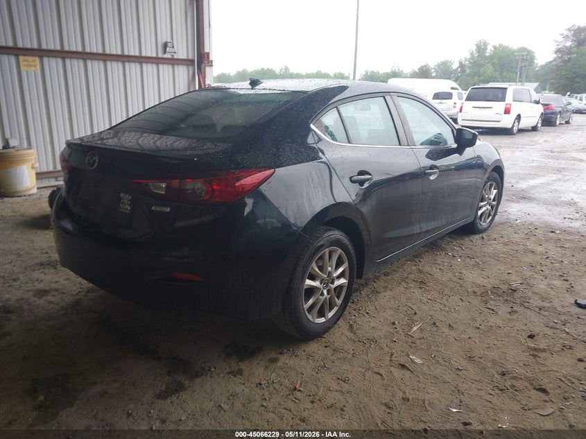 2014 Mazda 3 VIN JM1BM1W75E1154826 IAAI salvage auction — LEFT SIDE, Clear (Virginia), sold $300 on 2026-07-10 (photo 4)