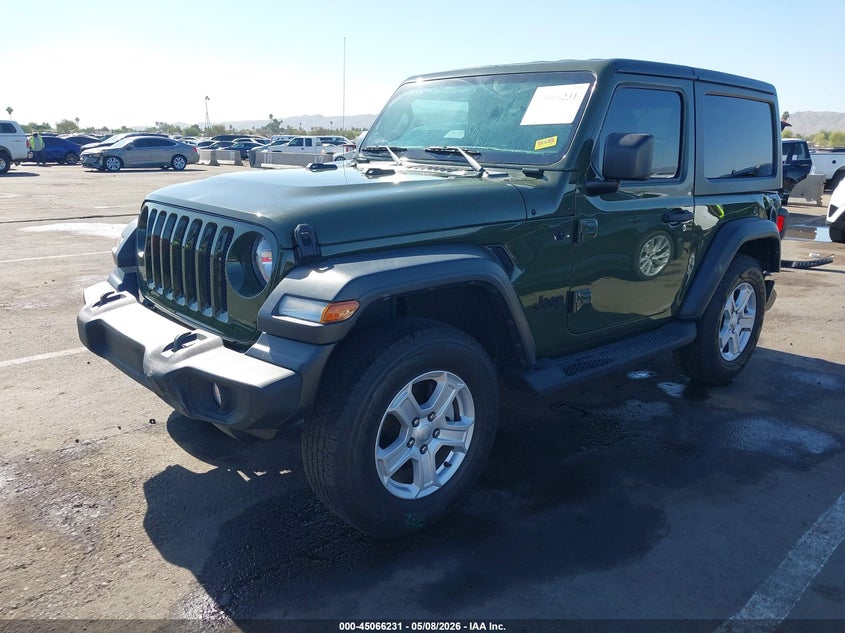 2021 Jeep Wrangler / VIN 1C4GJXAN9MW790710 IAAI salvage auction — REAR END, Salvage (Arizona), sold $10,900 on 2026-07-28 (photo 2)